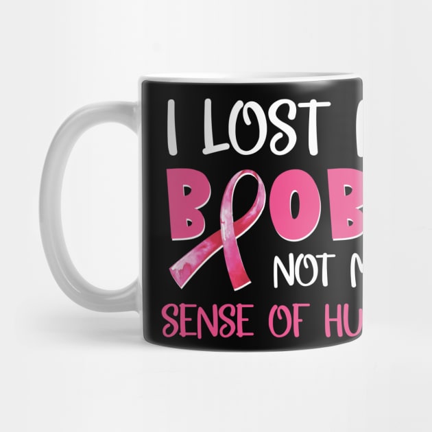 I Lost My Boobs Humor Funny Breast Cancer by everetto